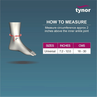 Tynor Ankle Splint D-26 | Support & Stability for Injuries