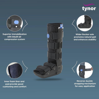 Tynor Walker Boot D-32 | Fracture Recovery & Injury Support