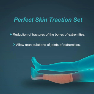 Tynor Skin Traction Set (PUF Liner) FOR CH,AD G-01 – Comfortable, Adjustable & Skin-Friendly