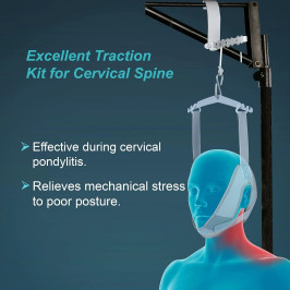 Tynor C.T Kit (Sitting) With Weight Bag G-25 | Cervical Traction Kit for Neck Pain Relief | Home & Clinical Use