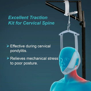 Tynor C.T Kit (Sitting) With Weight Bag G-25 | Cervical Traction Kit for Neck Pain Relief | Home & Clinical Use