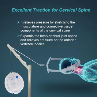 Tynor C.T Kit (Sleeping) With Weight Bag G-26 – Cervical Traction for Neck Pain Relief