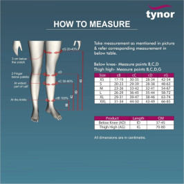 Tynor DVT Stocking Knee/Thigh High Classic l-66,69
