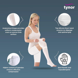 Tynor DVT Stocking Knee/Thigh High – Compression Stockings