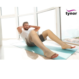 Tynor Leg Mid Thigh Compression Garment – Open Toe (Pair)
