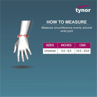 Tynor Wrist Brace With Thumb – Pain Relief & Support E-06