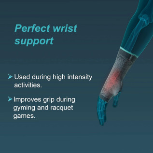Tynor Wrist Support Urbane E-17 for Pain Relief, Support, Fitness, Sprain Recovery – Adjustable & Stylish Orthopedic Brace