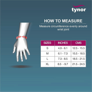 Tynor Wrist Support Urbane E-17 for Wrist Pain & Support