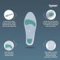 Tynor Insole Full Silicone for Foot Pain Relief – Pair K-01, Soft, Shock Absorbing, Anti-Slip Orthotic Inserts – All Sizes Tynor Insole Full Silicone for Foot Pain Relief – Pair K-01, Soft, Shock Absorbing, Anti-Slip Orthotic Inserts – All Sizes