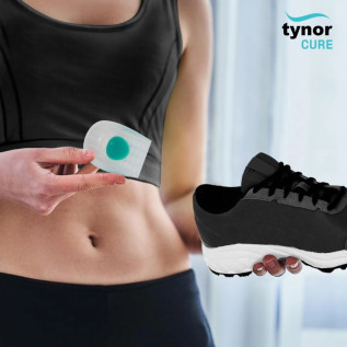 Tynor Heel Cushion Silicone for Pain Relief – K-02 Pair