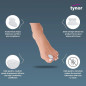 Tynor Toe Separator Silicone for Foot Pain Relief, Soft Gel Bunion Spacer for Toes Alignment – K-04 (Pair) Tynor Toe Separator Silicone for Foot Pain Relief, Soft Gel Bunion Spacer for Toes Alignment – K-04 (Pair)