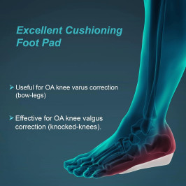 Tynor OA Wedge Insoles K-18 for Medial & Lateral Arch Support | Heel Pain Relief | Orthopedic Shoe Insert for Men & Women