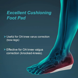 Tynor OA Wedge Insoles K-18 for Medial & Lateral Arch Support | Heel Pain Relief | Orthopedic Shoe Insert for Men & Women