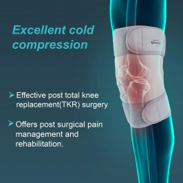 Tynor Cool Pack Knee Wrap L-02 for Cold Therapy | Pain Relief | Reusable Gel Ice Pack for Sports Injuries, Arthritis & Swelling