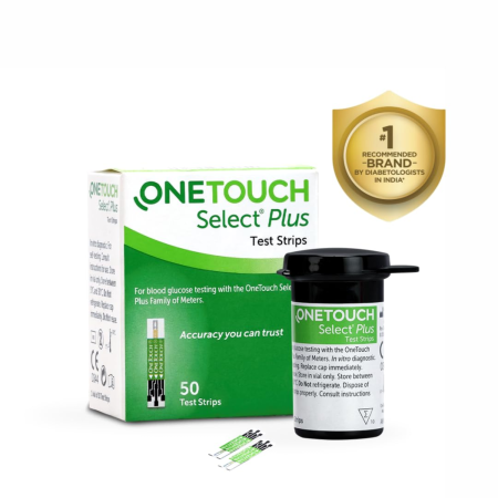 OneTouch Select Plus Strips 50 for Sugar Test