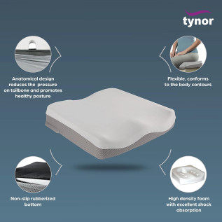 Coccyx Cushion Seat by Tynor H-13 – Tailbone Pain Relief