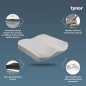 Coccyx Cushion Seat for Tailbone Pain Relief by Tynor H-13 – Orthopedic Memory Foam Support for Back, Spine & Posture Correction Coccyx Cushion Seat for Tailbone Pain Relief by Tynor H-13 – Orthopedic Memory Foam Support for Back, Spine & Posture Correction