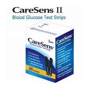 CareSens II Blood Glucose Monitoring Test Strips-Pack of 50