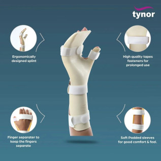 Tynor Hand Resting Splint E-29 – Wrist & Finger Support