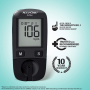 Glucometer with 100 Strips for Sugar Testing