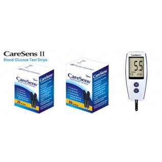 CareSens II Blood Glucose Monitoring Test Strips-Pack of 50