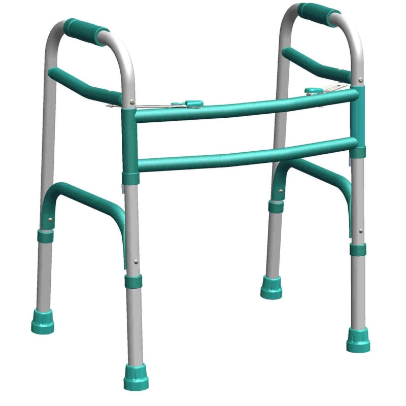 Tynor Walker Invalid's-All Pods L-41 – Lightweight Foldable Walking Aid for Elderly, Disabled & Patients – Strong Aluminum Frame Tynor Walker Invalid's-All Pods L-41 – Lightweight Foldable Walking Aid for Elderly, Disabled & Patients – Strong Aluminum Frame