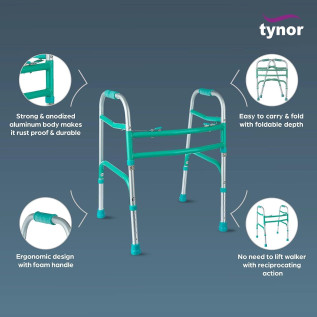 Tynor Walker Invalid's-All Pods L-41 – Lightweight Walker