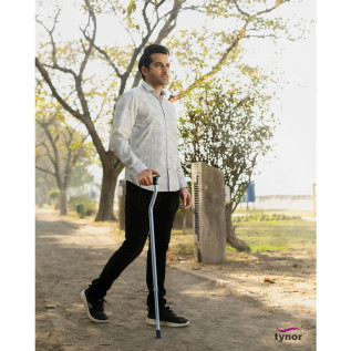 Tynor Walking Stick L Type L-08 – Mobility Aid for Elderly