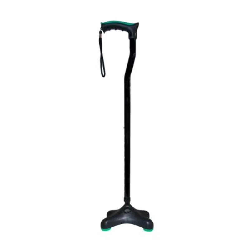 Tynor Quadra Stick L-36 - Lightweight Walking Stick with High Stability, Adjustable Height, Non-Slip Base for Elderly Tynor Quadra Stick L-36 - Lightweight Walking Stick with High Stability, Adjustable Height, Non-Slip Base for Elderly