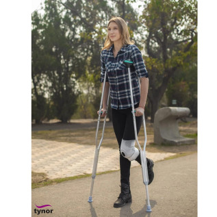 Tynor Auxiliary Crutch L-21 – Adjustable Walking Support