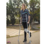 Tynor Auxiliary Crutch L-21 for Walking Support, Lightweight Adjustable Crutches for Mobility, Stability & Injury Recovery Tynor Auxiliary Crutch L-21 for Walking Support, Lightweight Adjustable Crutches for Mobility, Stability & Injury Recovery