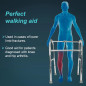 Tynor Walker Invalid's L-20 – Lightweight Foldable Aluminum Walker for Elderly, Physically Challenged, and Injury Recovery Use Tynor Walker Invalid's L-20 – Lightweight Foldable Aluminum Walker for Elderly, Physically Challenged, and Injury Recovery Use