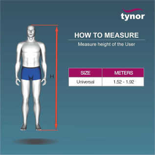 Tynor Walker Invalid's L-28 | Lightweight Walking Aid