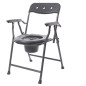 Tynor Commode Ergo L-43 – Foldable Portable Commode Chair for Adults, Elderly, Patients with Height Adjustable Steel Frame Tynor Commode Ergo L-43 – Foldable Portable Commode Chair for Adults, Elderly, Patients with Height Adjustable Steel Frame