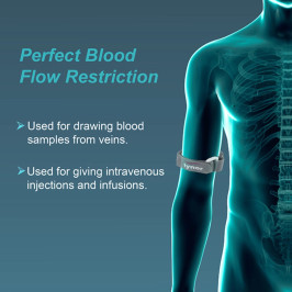Tynor Tourniquet L-01 for Vein Compression | Ideal for Blood Collection, Emergency Use & Medical Clinics – Durable & Easy to Use