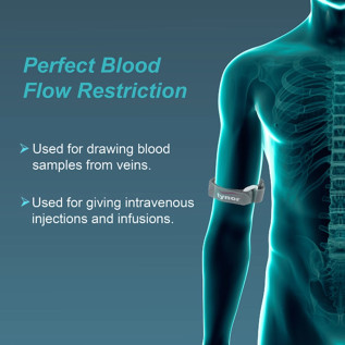 Tynor Tourniquet L-01 for Vein Compression | Ideal for Blood Collection, Emergency Use & Medical Clinics – Durable & Easy to Use