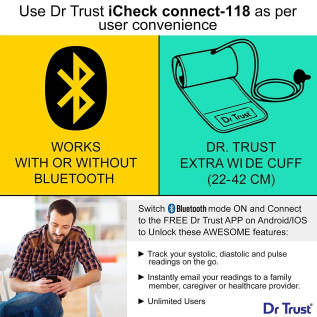Dr Trust (USA) Digital Blood Pressure Monitor-118