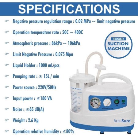 Accusure Suction Machine