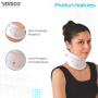 Rigid cervical collar for pain relief and posture