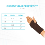 Adjustable wrist brace for carpal tunnel relief