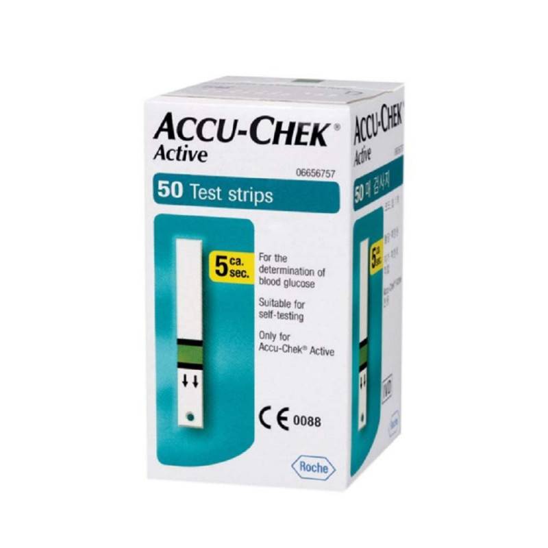 AccuChek Active Strips, Pack of 50