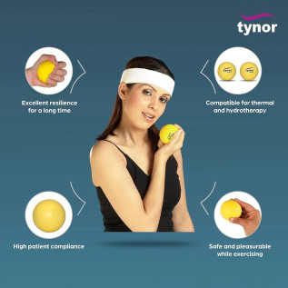 Tynor Exercising Ball PU H-05 – Hand & Wrist Strength Tool