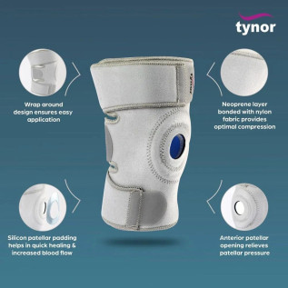 Knee Wrap for Pain Relief - Tynor Knee Wrap (Neo) J-05