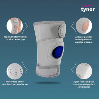 Tynor K Support Sportif (Neo) J-09 - Knee Support for Athletes