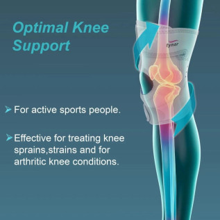 Tynor K Support Sportif (Neo) J-09 - Knee Support for Sports Injury Relief & Comfort
