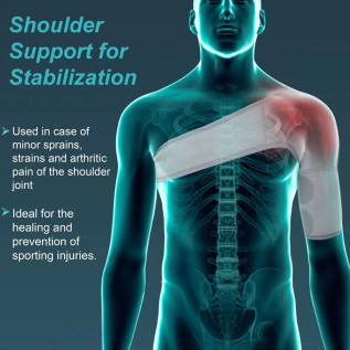 Tynor Shoulder Support (Neo) J-14 – Pain Relief for Shoulder Injury, Compression Support for Joint Stability (Size Options)