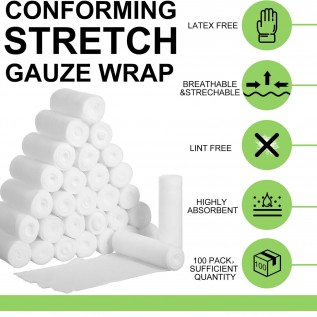 Rolled Bandage 7.5cm x 3mtr – Super Fine Quality Dressing