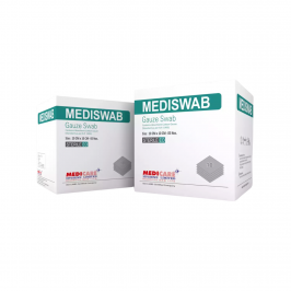 Mediswab 10cm x 10cm Sterile Gauze Swabs for Dressing