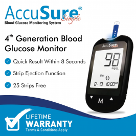 Glucometer Accusure Simple: Easy, Accurate