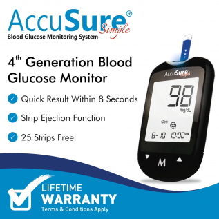 Glucometer Accusure Simple: Easy, Accurate